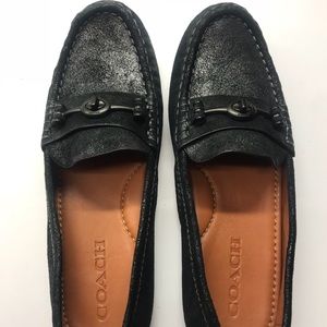COACH Crosby Driver Gsuede size 8 anthracite